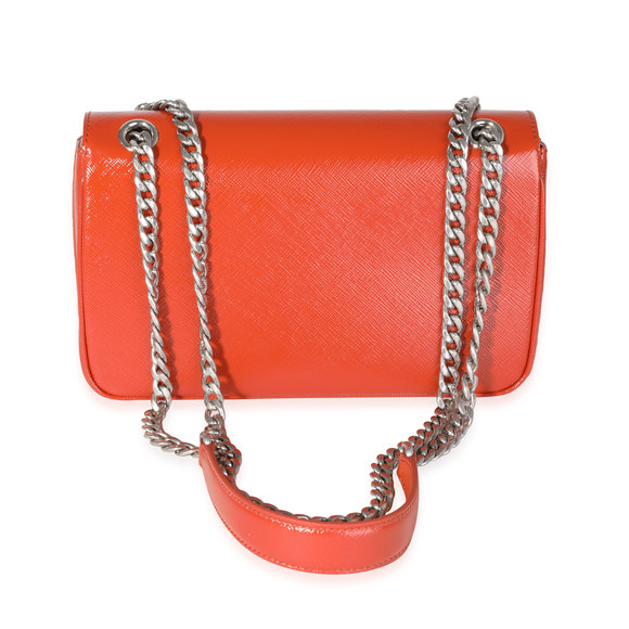 Prada Rame Saffiano Vernice Crossbody Bag - Picture 3 of 8